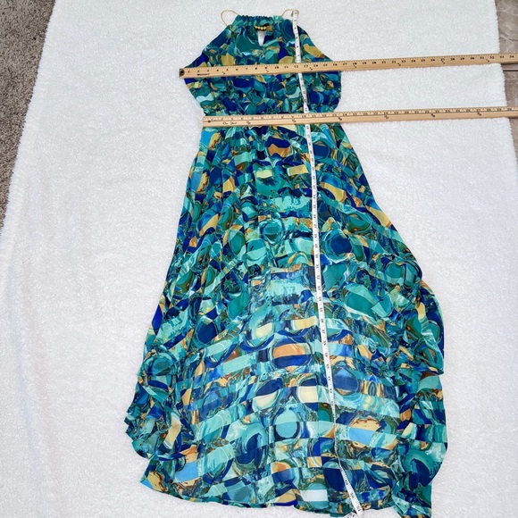 mark. Hi-Low Maxi Dress Green Multicolor Sz S - Picture 8 of 11